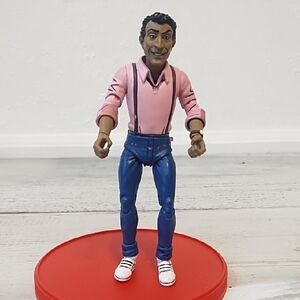 Men's Pink Shirt and Blue Pants Action Figure